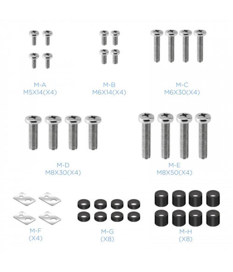 Tooq soporte de pared para monitor / tv lcd, plasma de 60-100, negro