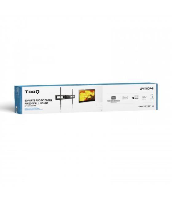 Tooq soporte de pared para monitor / tv lcd, plasma de 60-100, negro