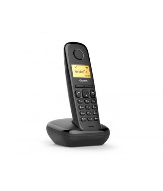 Gigaset a170 duo teléfono dect/analógico negro identificador de llamadas