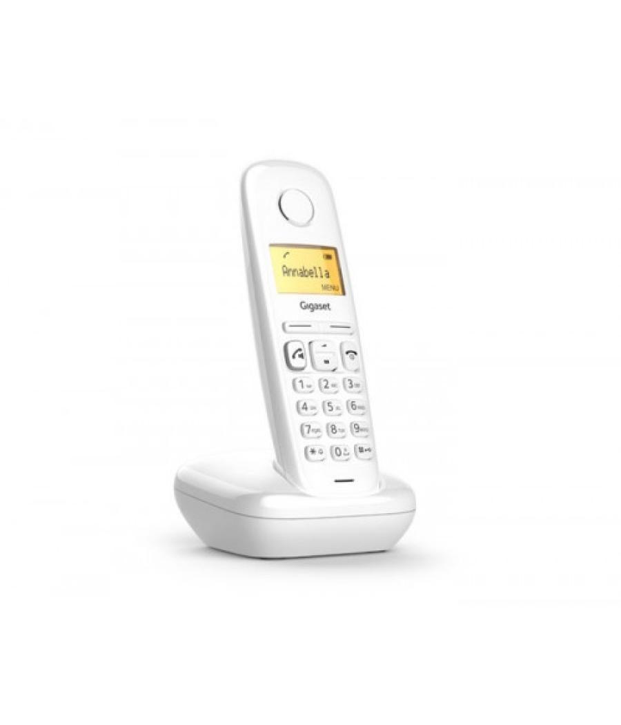 Gigaset a270 teléfono dect identificador de llamadas blanco