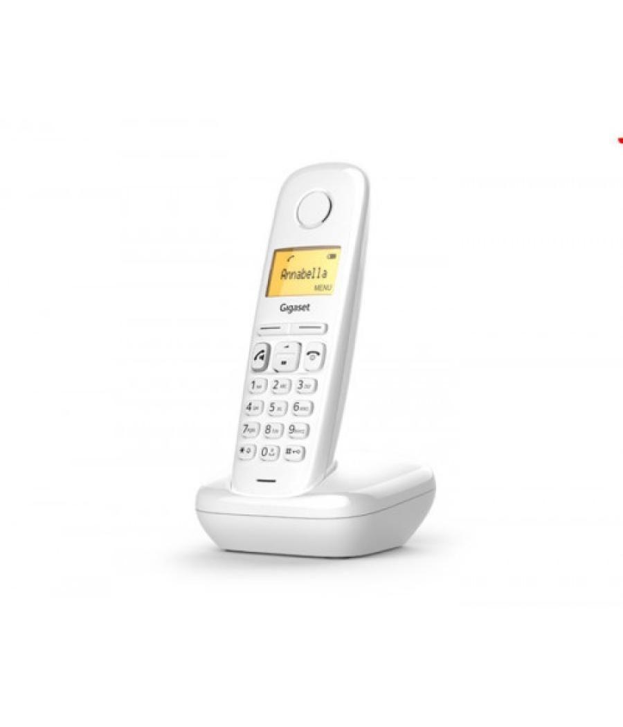 Gigaset a270 teléfono dect identificador de llamadas blanco