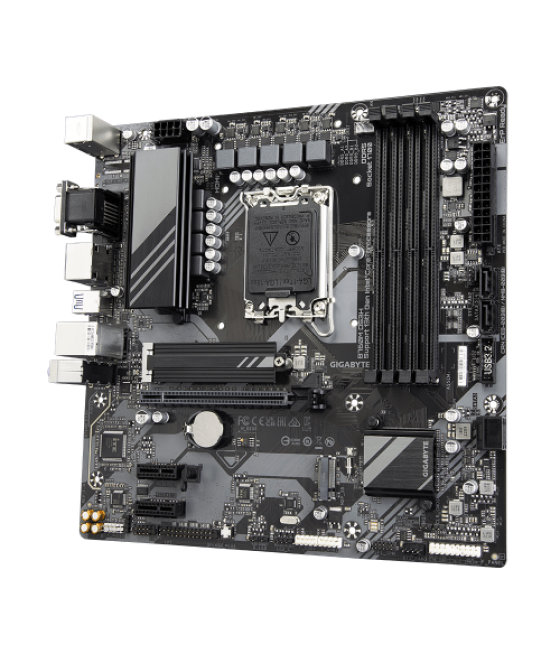 Gigabyte b760m ds3h placa base intel b760 express lga 1700 micro atx