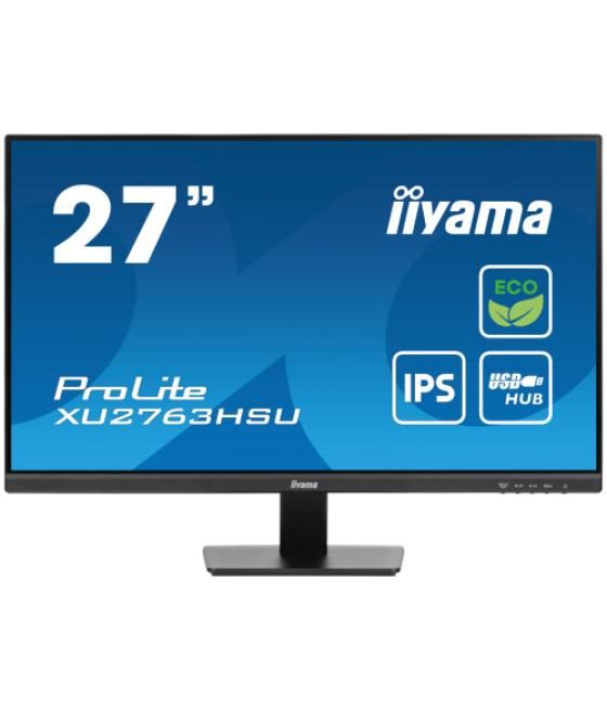 Iiyama prolite xu2763hsu-b1 pantalla para pc 68,6 cm (27") 1920 x 1080 pixeles full hd led negro