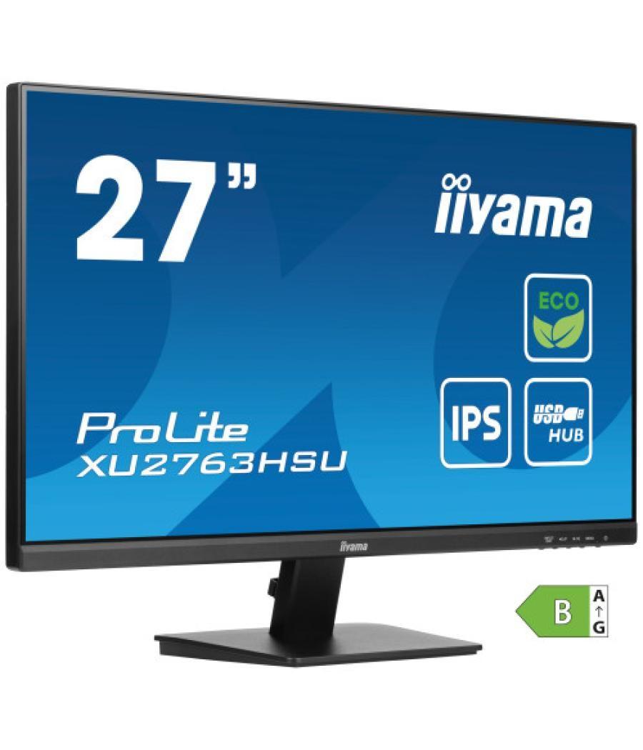 Iiyama prolite xu2763hsu-b1 pantalla para pc 68,6 cm (27") 1920 x 1080 pixeles full hd led negro