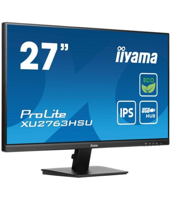 Iiyama prolite xu2763hsu-b1 pantalla para pc 68,6 cm (27") 1920 x 1080 pixeles full hd led negro