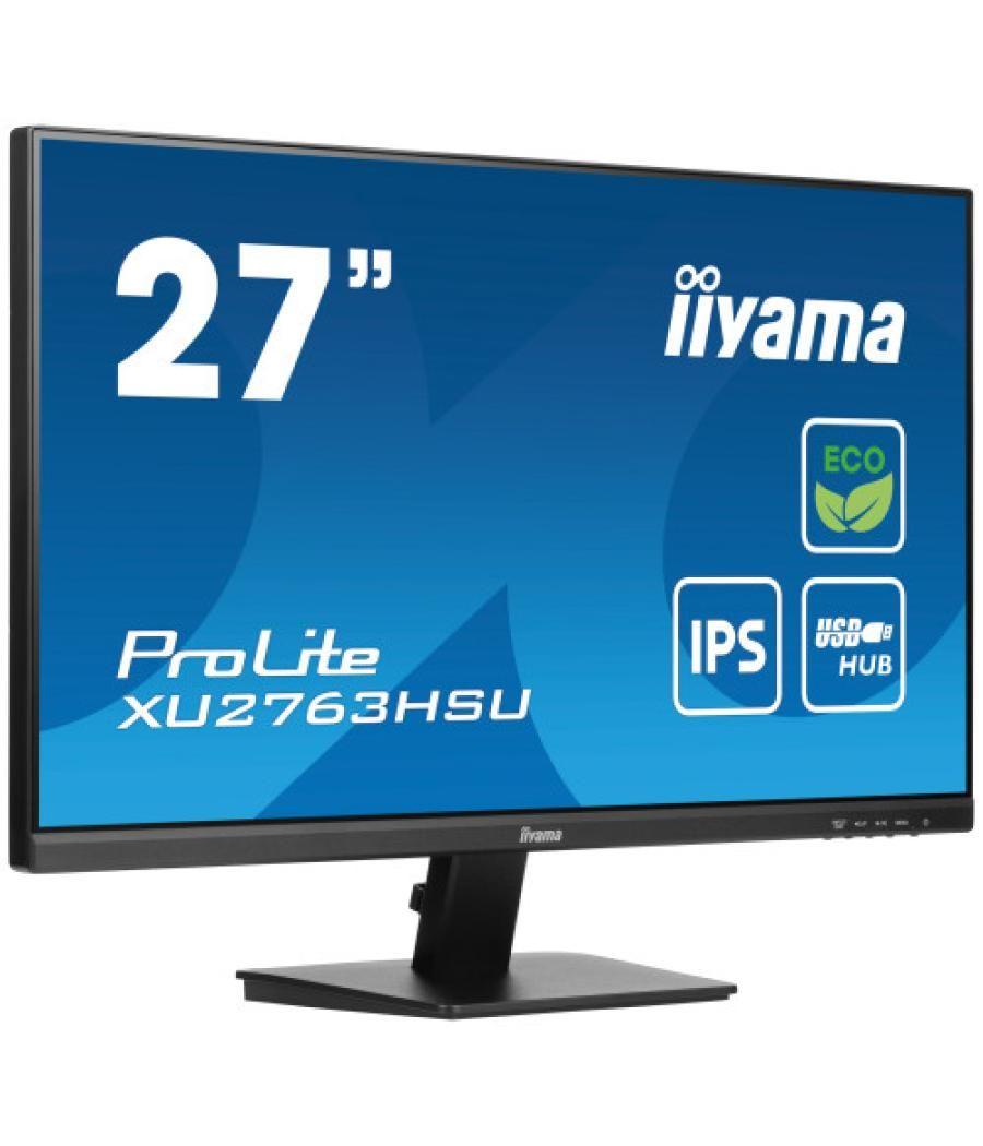 Iiyama prolite xu2763hsu-b1 pantalla para pc 68,6 cm (27") 1920 x 1080 pixeles full hd led negro