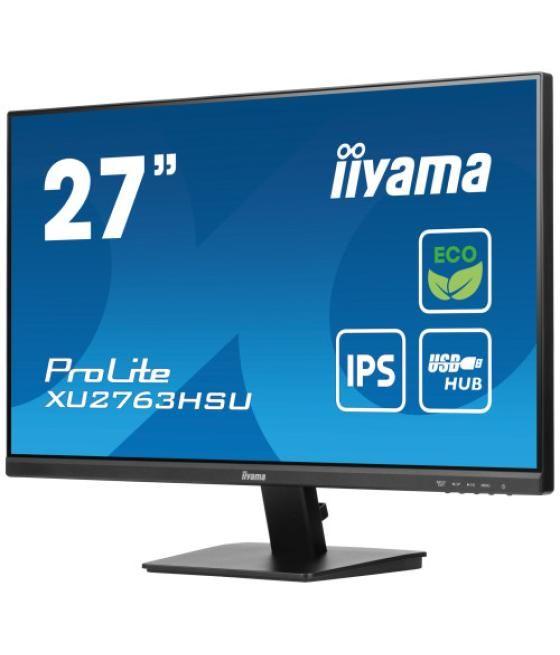 Iiyama prolite xu2763hsu-b1 pantalla para pc 68,6 cm (27") 1920 x 1080 pixeles full hd led negro