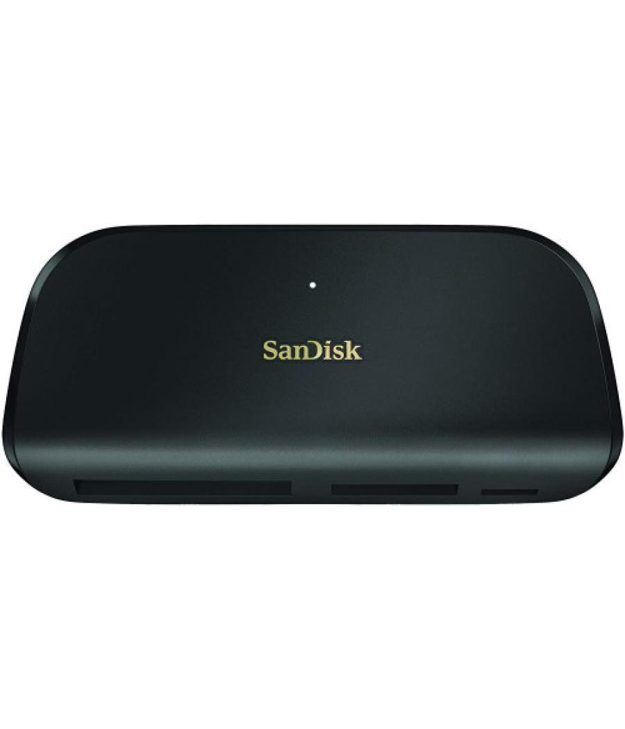 Sandisk imagemate pro usb-c lector de tarjeta usb 3.2 gen 1 (3.1 gen 1) type-c negro