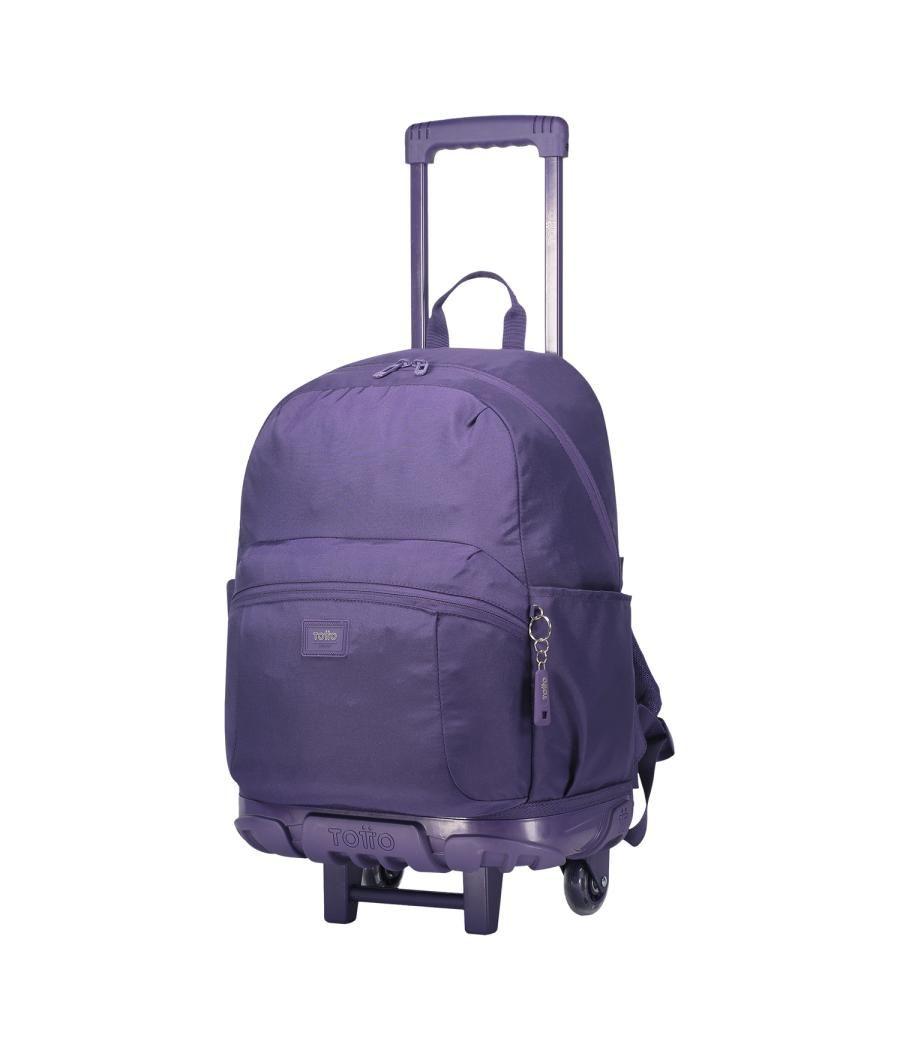 Mochila escolar con ruedas color morado - trik totto ma03tki003-23100-m4r