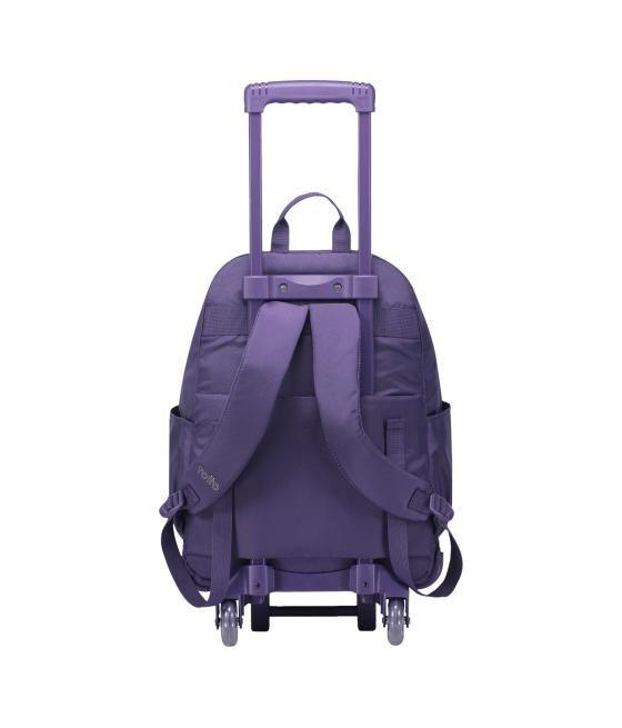 Mochila escolar con ruedas color morado - trik totto ma03tki003-23100-m4r