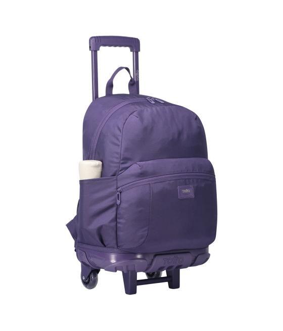 Mochila escolar con ruedas color morado - trik totto ma03tki003-23100-m4r