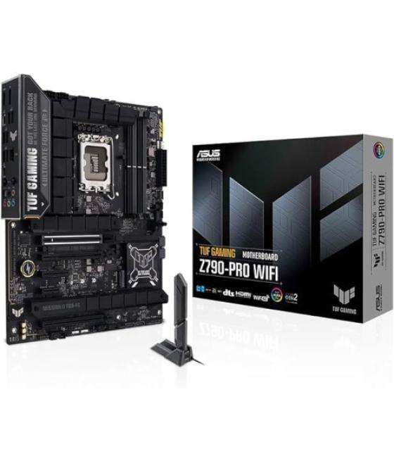 Placa asus tuf gaming z790-pro wifi,intel,1700,z790,4ddr5,192gb,1 dp+1hdmi,4sata+4m.2,3usb3.2+3usb-c,2.5gb+wifi6e+bt5.3,atx