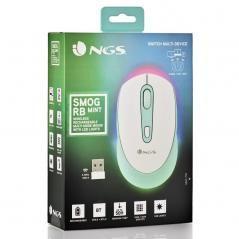 Ratón Inalámbrico por Bluetooth NGS Smog Mint-RB/ Batería recargable/ Hasta 1600 DPI/ Verde Menta - Imagen 5