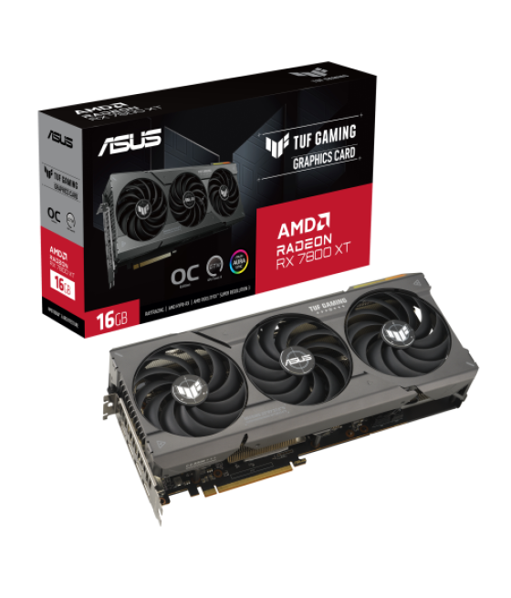 Asus tuf gaming tuf-rx7800xt-o16g-gaming amd radeon rx 7800 xt 16 gb gddr6