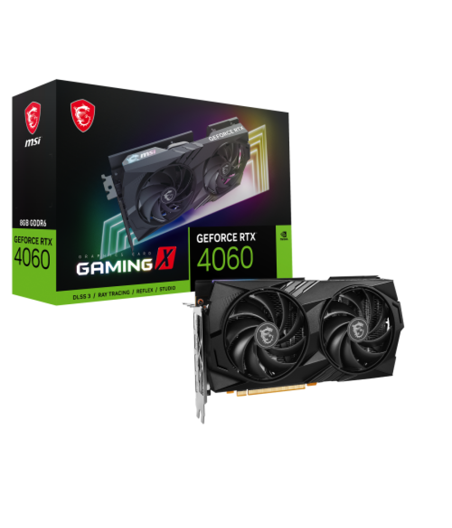 Msi geforce rtx 4060 gaming x 8g tarjeta gráfica nvidia 8 gb gddr6