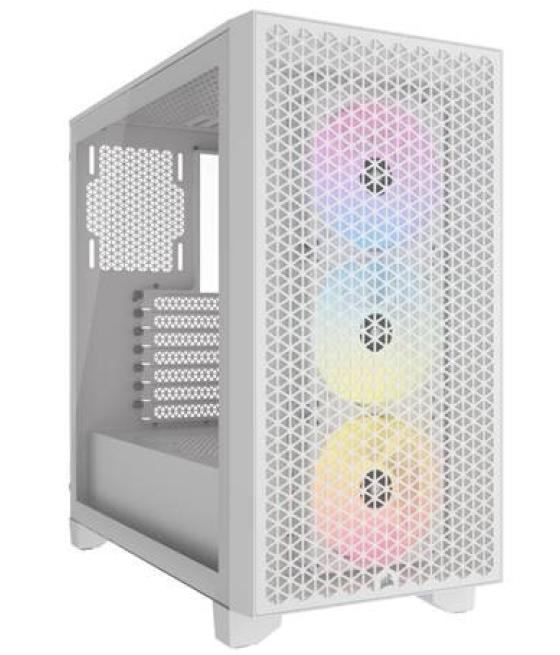 Caja corsair 3000d rgb airflow mid-tower blanca cc-9011256-ww