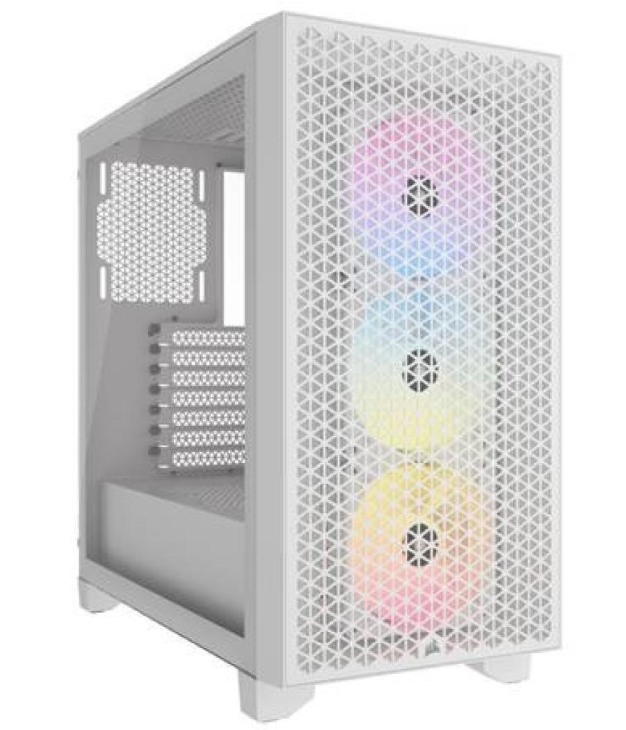 Caja corsair 3000d airflow mid-tower cristal templado blanca cc-9011252-ww