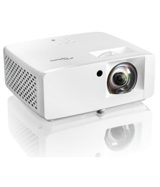 Optoma zw350st videoproyector proyector de corto alcance 3600 lúmenes ansi dlp wxga (1280x800) 3d blanco