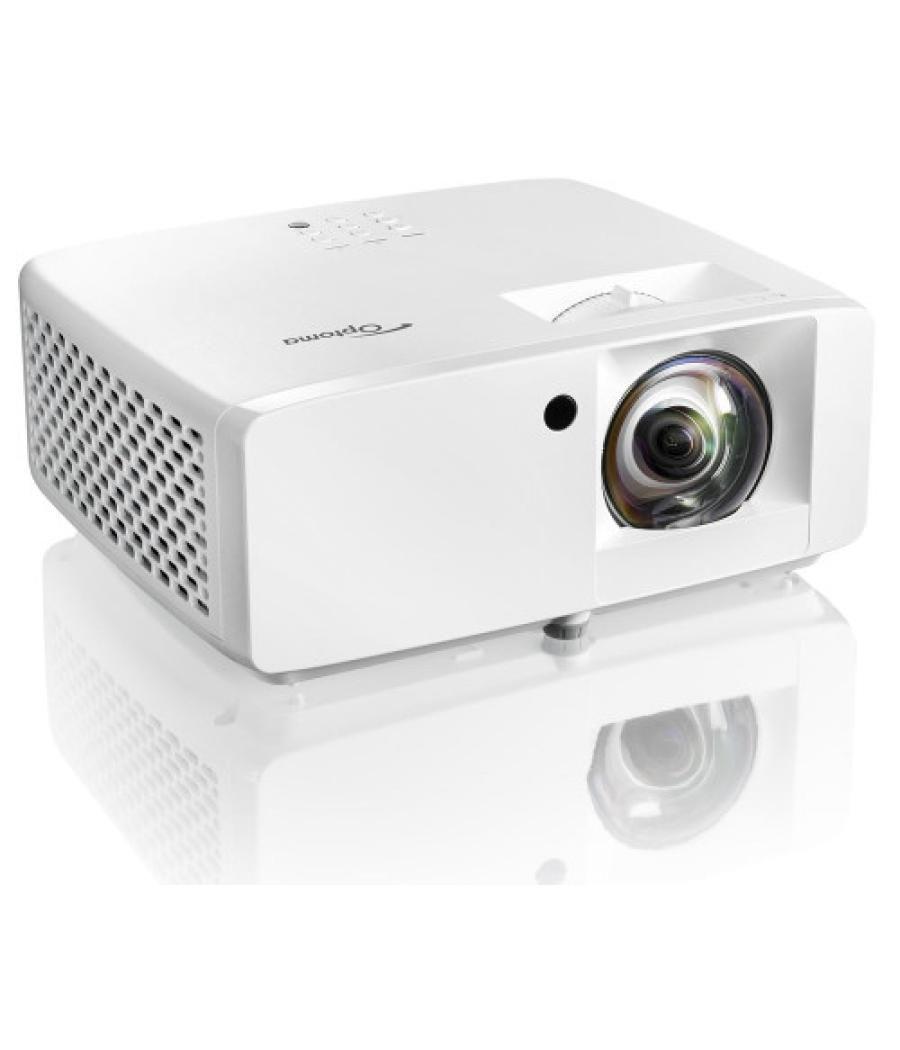 Optoma zw350st videoproyector proyector de corto alcance 3600 lúmenes ansi dlp wxga (1280x800) 3d blanco