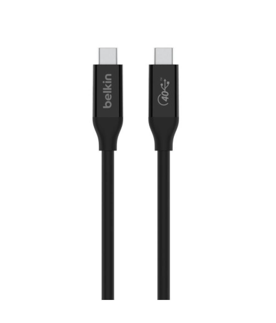 Belkin inz001bt0.8mbk cable usb 0,8 m usb4 gen 3x2 usb c negro