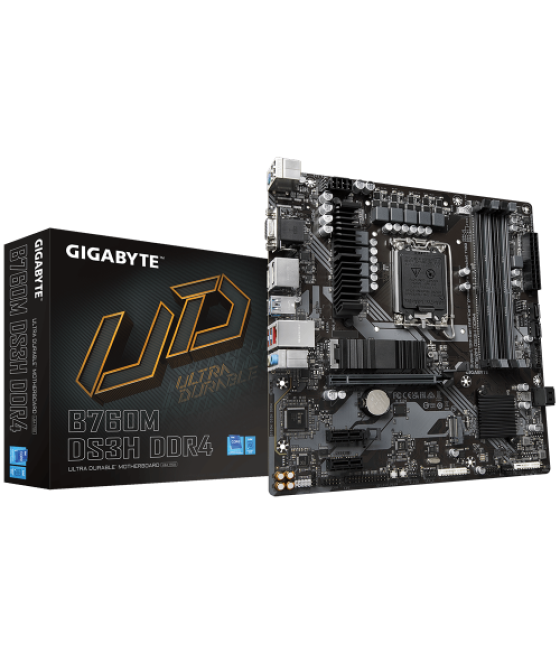 Gigabyte b760m ds3h ddr4 placa base lga 1700 micro atx