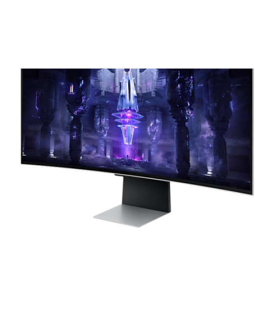 Samsung odyssey neo g8 ls34bg850suxen pantalla para pc 86,4 cm (34") 3440 x 1440 pixeles ultrawide quad hd oled plata