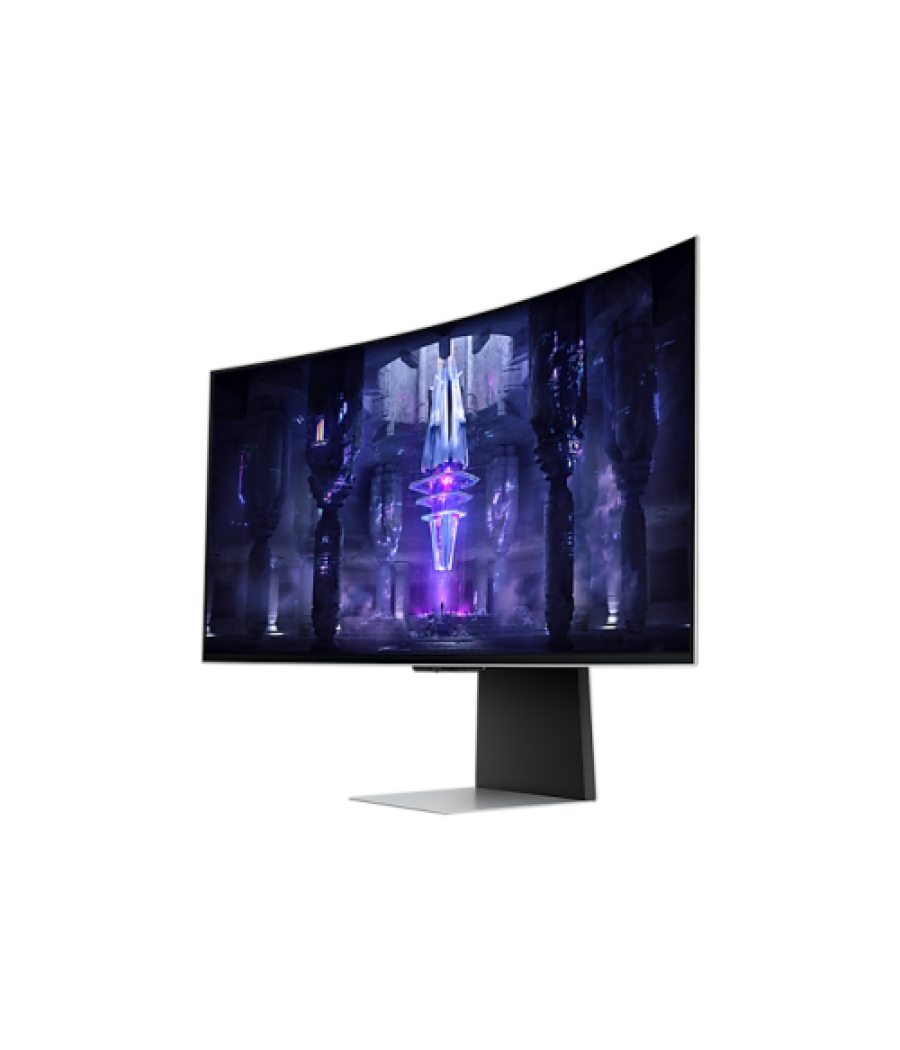 Samsung odyssey neo g8 ls34bg850suxen pantalla para pc 86,4 cm (34") 3440 x 1440 pixeles ultrawide quad hd oled plata