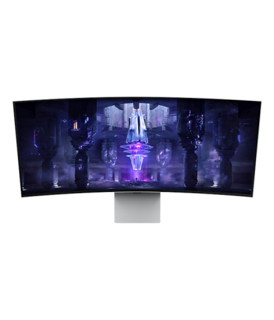 Samsung odyssey neo g8 ls34bg850suxen pantalla para pc 86,4 cm (34") 3440 x 1440 pixeles ultrawide quad hd oled plata