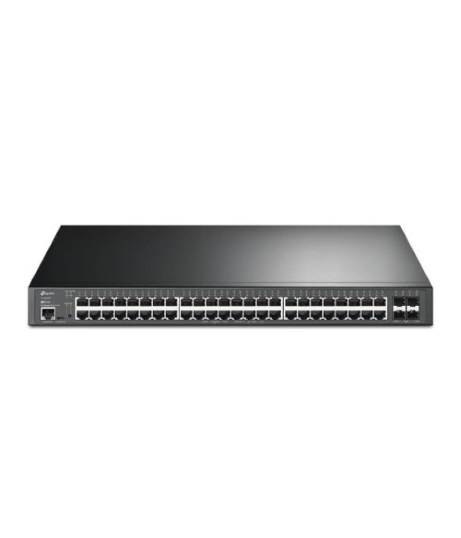 Tp-link tl-sg3452xp jetstream poe switch gestionado l2+ gigabit ethernet (10/100/1000) energía sobre ethernet (poe) 1u negro