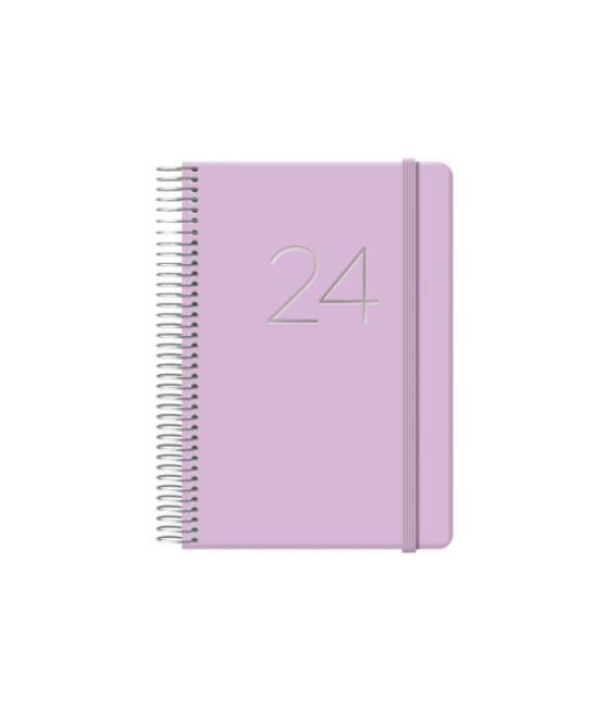 Agenda 2024 gloss día página 12,5 x 18 cm morado dohe 12574 - 24