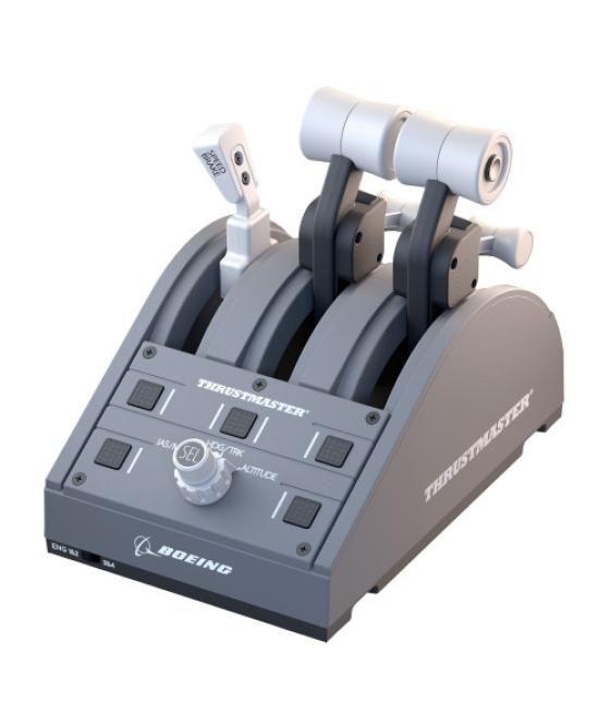 Thrustmaster tca y pack boeing xbox series et pc (joystick , manette des gaz , p gris usb panel de mandos tipo máquina recreativ