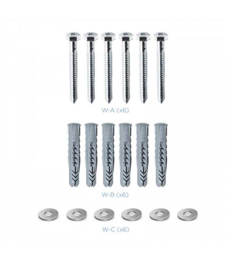 Tooq lp4390f-b soporte para tv 2,29 m (90") negro