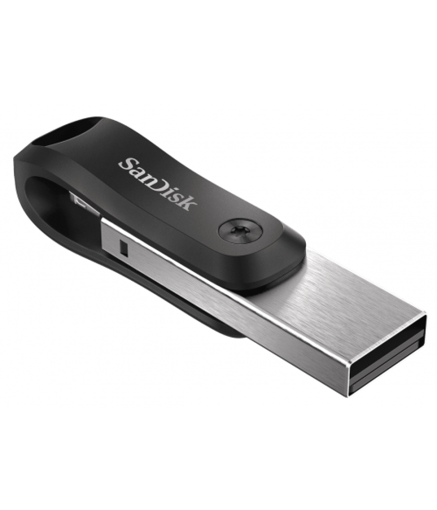 Sandisk ixpand unidad flash usb 64 gb usb type-a / lightning 3.2 gen 2 (3.1 gen 2) negro, plata