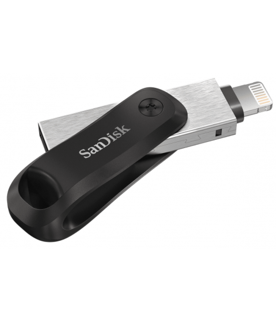 Sandisk ixpand unidad flash usb 64 gb usb type-a / lightning 3.2 gen 2 (3.1 gen 2) negro, plata