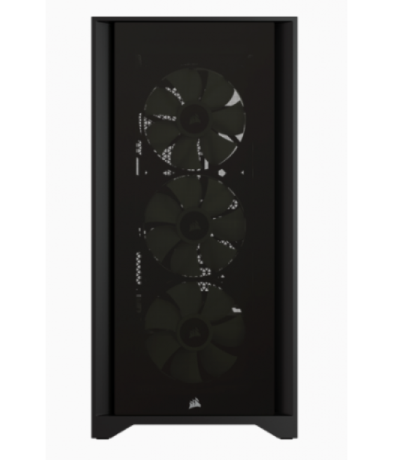 Caja corsair icue 4000x rgb tempered glass negra cc-9011204-ww