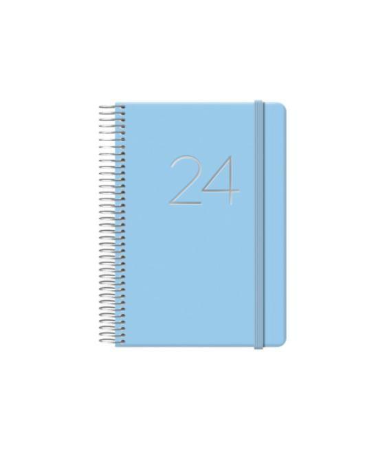 Agenda 2024 gloss día página 12,5 x 18 cm azul dohe 12572 - 24