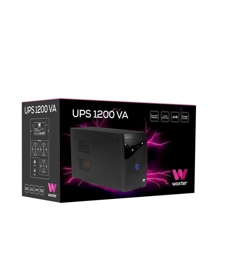 SAI Línea Interactiva Woxter UPS 1200 VA/ 1200VA-720W/ 3 Salidas/ Formato Torre - Imagen 5