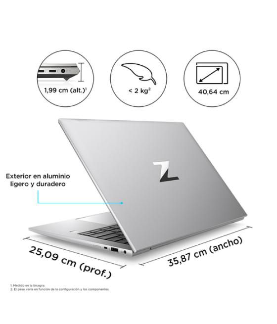 HP ZBook Firefly 16 G9 i5-1240P Estación de trabajo móvil 40,6 cm (16") WUXGA Intel® Core™ i5 16 GB DDR5-SDRAM 512 GB SSD Wi-Fi 