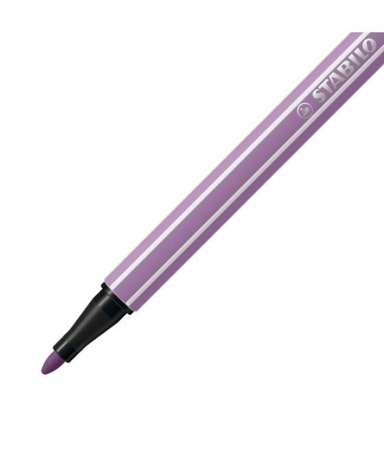 Rotulador stabilo acuarelable pen 68 estuche cartón de 18 unidades colores surtidos