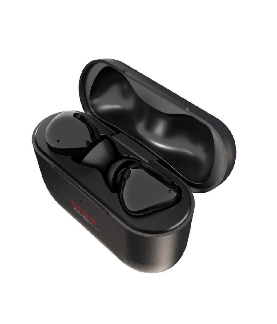 Auriculares bluetooth aiwa ebtw-888anc con estuche de carga/ autonomía 4h/ negros