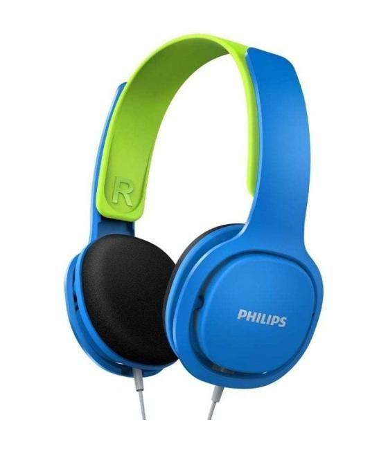 Auriculares philips shk2000bl/ jack 3.5/ azules