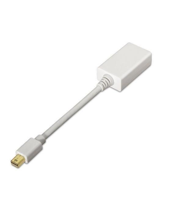 Cable conversor aisens a125-0138/ mini displayport macho - hdmi hembra/ 15cm/ blanco