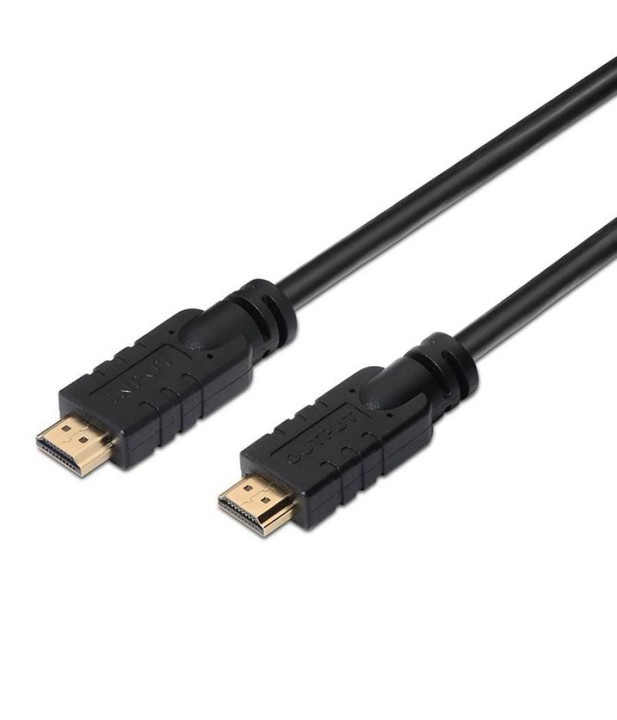 Cable hdmi 1.4 aisens a119-0106/ hdmi macho - hdmi macho/ hasta 10w/ 720mbps/ 30m/ negro