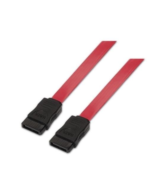 Cable sata aisens a130-0153/ sata hembra - sata hembra/ hasta 0.1w/ 768mbps/ 50cm/ rojo