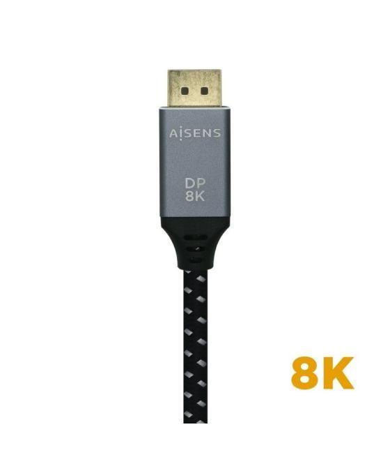 Cable displayport 1.4 8k aisens a149-0438/ displayport macho - displayport macho/ 3m/ negro gris