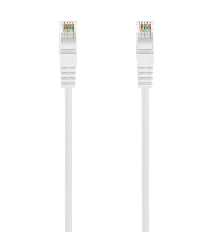 Cable de red rj45 awg24 utp aisens a145-0594 cat.6a/ lszh/ 1m/ blanco