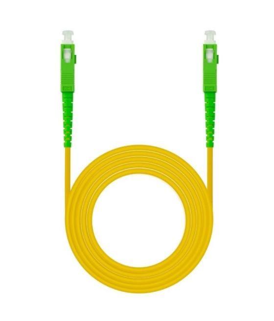 Cable de fibra óptica g657a2 nanocable 10.20.0002/ lszh/ 2m/ amarillo