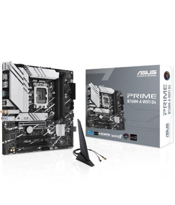 Placa base asus prime b760m-a wifi d4 socket 1700/ micro atx