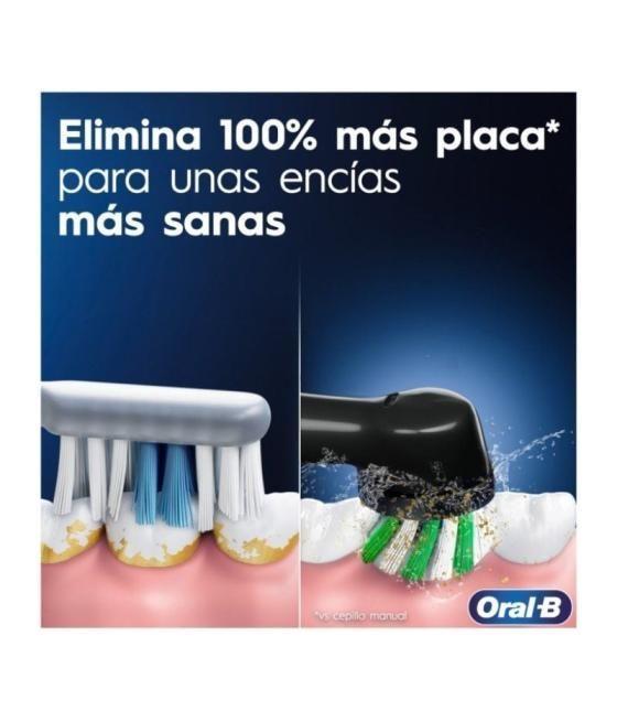 Cepillo dental braun oral-b pro 3/ incluye 4 cabezales/ negro