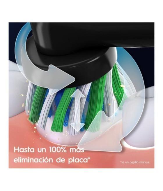 Cepillo dental braun oral-b pro 3/ incluye 4 cabezales/ negro